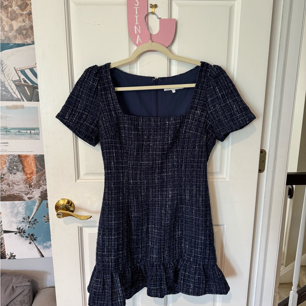 REVOLVE CHARLENE MINI DRESS IN BLUE
